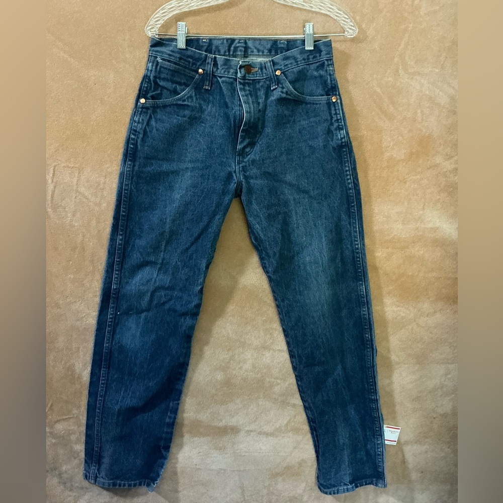Wrangler Dark Blue Straight Jeans‎